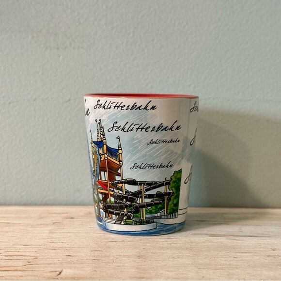 Schlitterbahn Shot Glass | Souvenir Collectible Barware Amusement Park - Picture 2 of 3